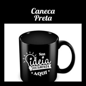 Caneca Preta – 325ml