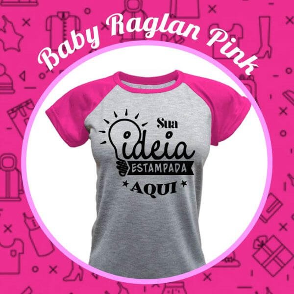 Baby Raglan rosa