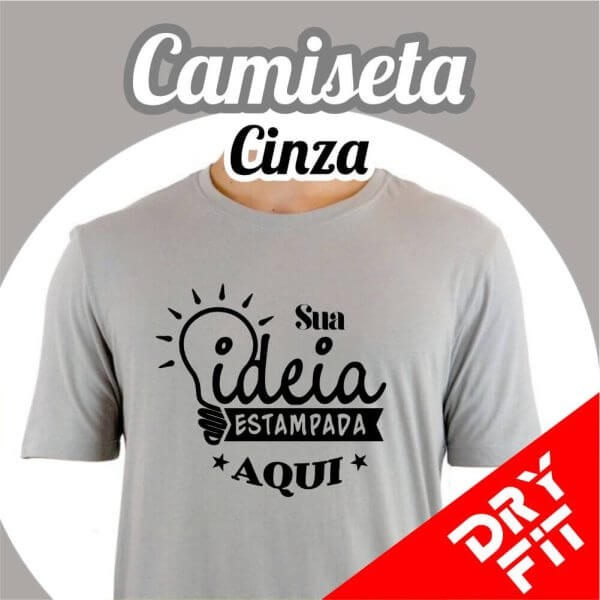 dry fit cinza