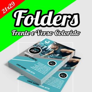 Folder 21×29,7 • Panfleto • Flyer 5000 unidades