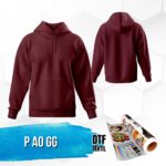 Moletom Canguru Vermelho - Imagem 2