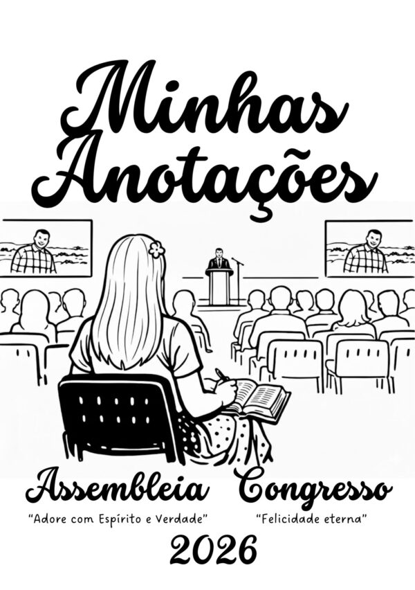 Bloco de Anotações Assembleia + Congresso 2026 - Imagem 6