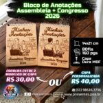 Bloco de Anotações Assembleia + Congresso 2026