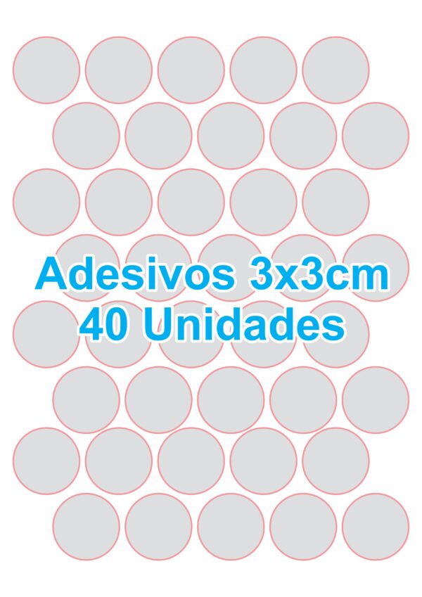 Impressão + Recorte Eletrônico em Papel A4 Adesiva - Imagem 2