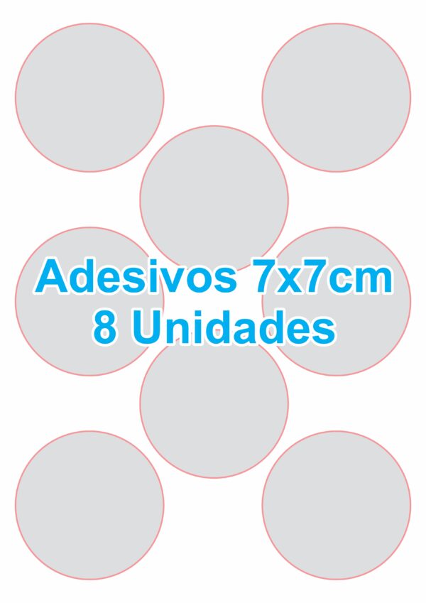 Impressão + Recorte Eletrônico em Papel A4 Adesiva - Imagem 4