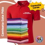 Camiseta Gola Pólo 100% Poliéster Personalizada
